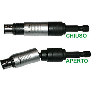 1995GZ - ATTACCHI MAGNETICI PER BITS INNESTO 1/4" DIN 3126 C 6,3 - Prod. SCU